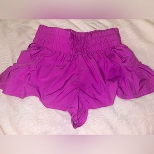 pink free people get your flirt on shorts!